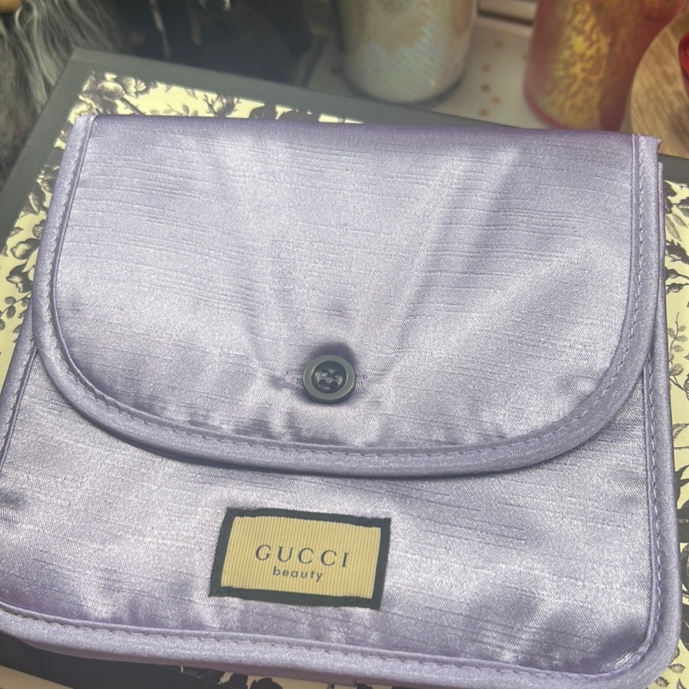 Gucci makeup bag